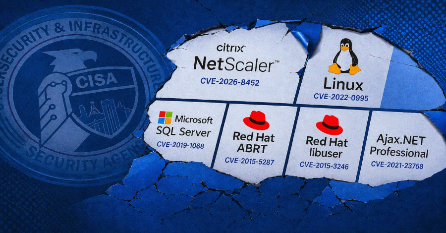 cisa-adds-six-exploited-flaws-to-kev,-including-netscaler,-linux,-and-sql-server-bugs