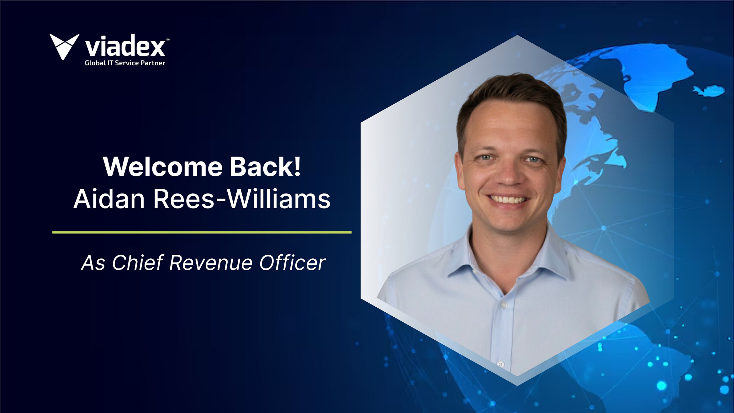 aidan-rees-williams-rejoins-viadex-as-chief-revenue-officer