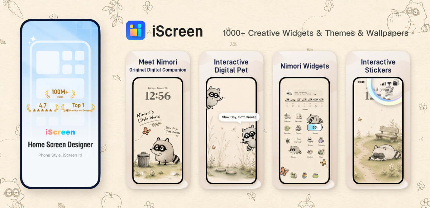 iScreen Introduces Interactive Digital Pet Experience for iPhone Customization