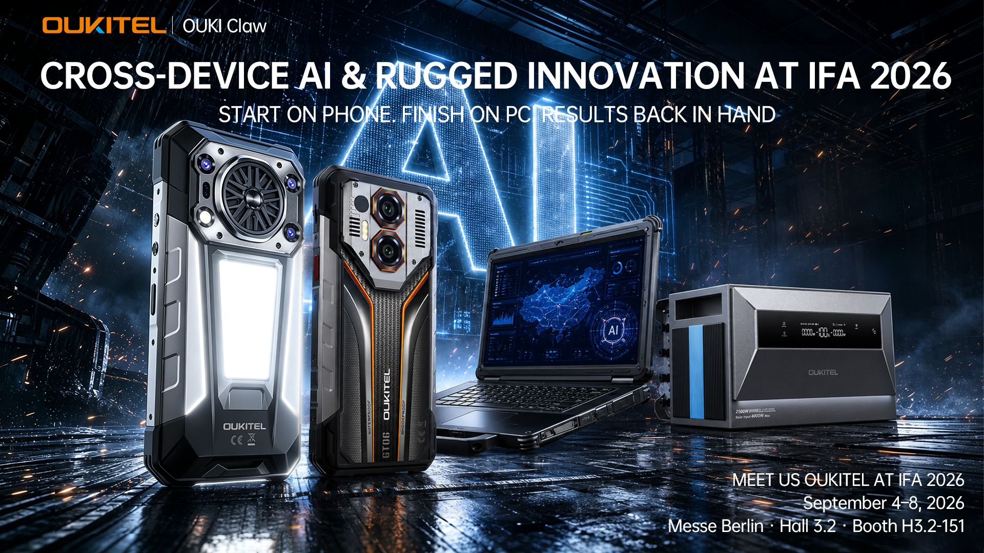 oukitel-to-showcase-cross-device-ai-and-next-generation-rugged-technology-at-ifa-2026
