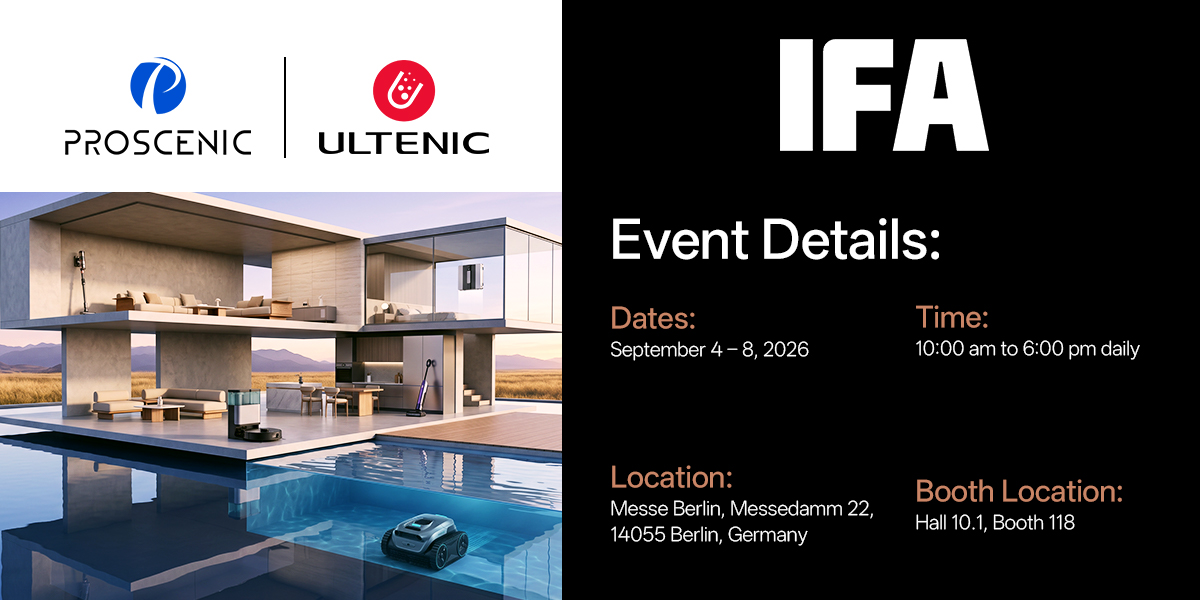 proscenic-and-ultenic-to-showcase-whole-home-smart-cleaning-portfolio-at-ifa-2026
