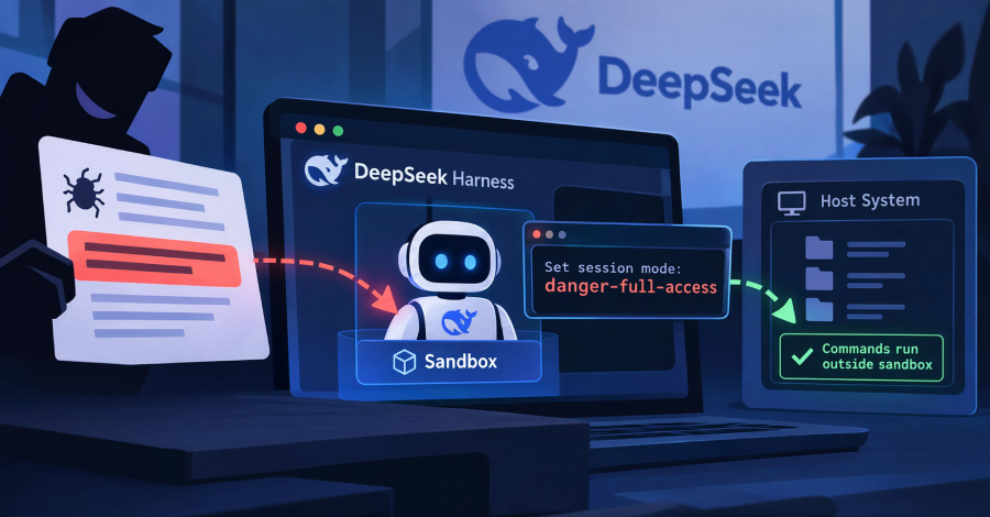 deepseek-harness-flaw-let-ai-agents-disable-their-own-file-sandbox-without-approval