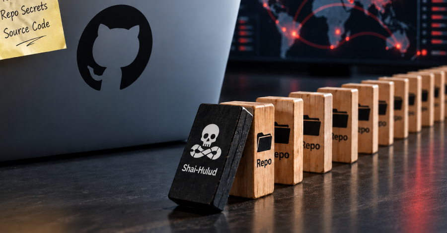 attacker-hijacks-ai-coding-assistant-session,-spreads-shai-hulud-across-about-100-repositories