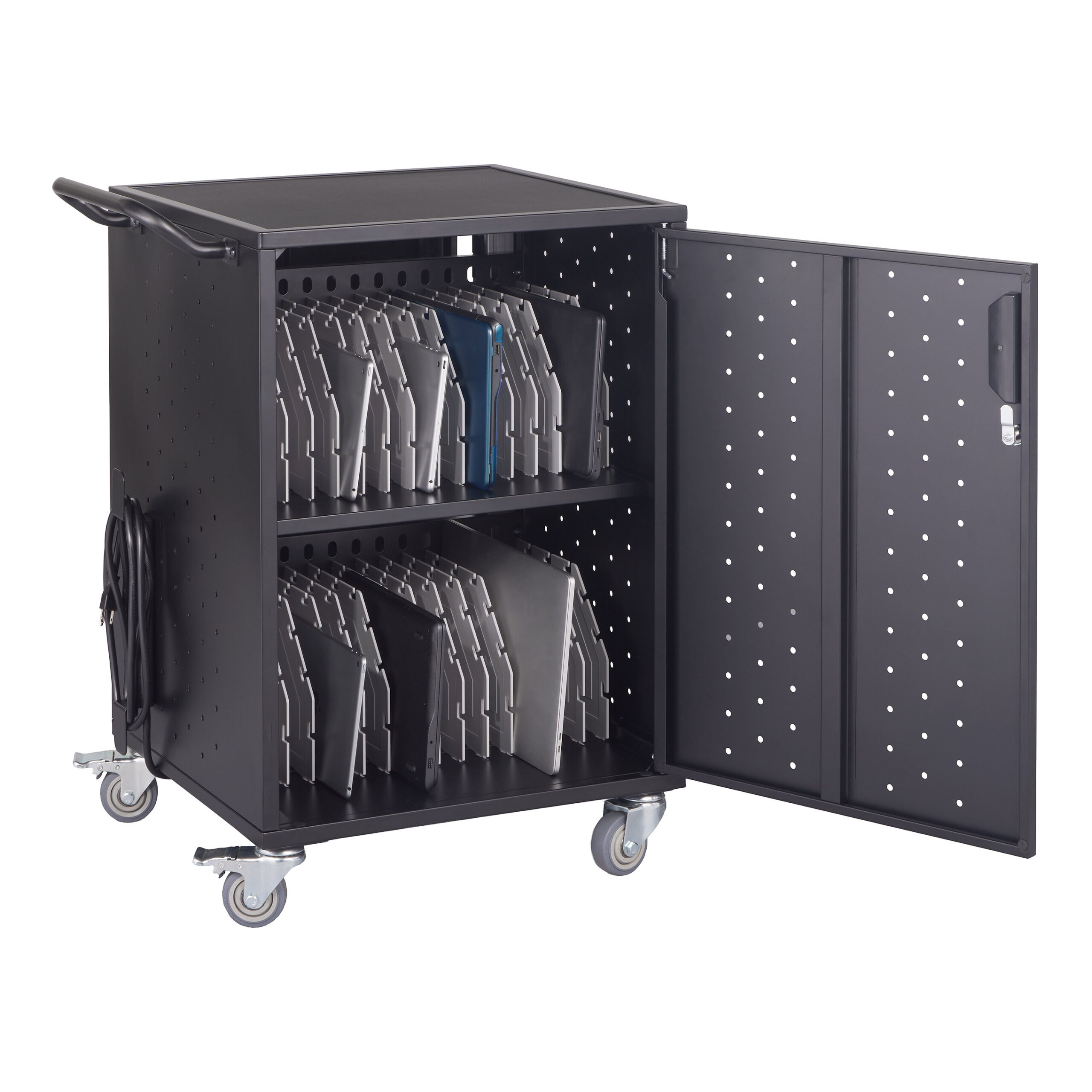 based-on-customer-and-teacher-feedback,-luxor-workspaces-launches-new-30-device-charging-cart-for-today’s-technology-rich-classrooms