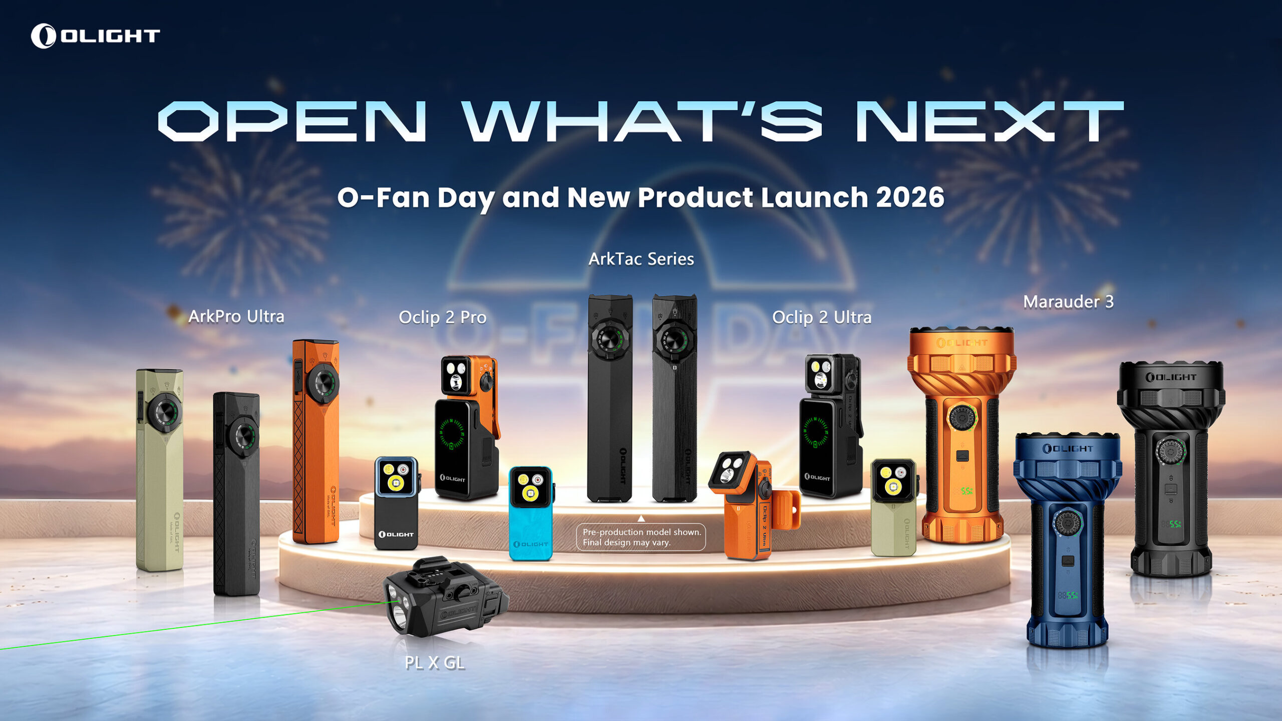 Olight Unveils ArkTac Series and New ArkPro Ultra Colorway at O-Fan Day 2026
