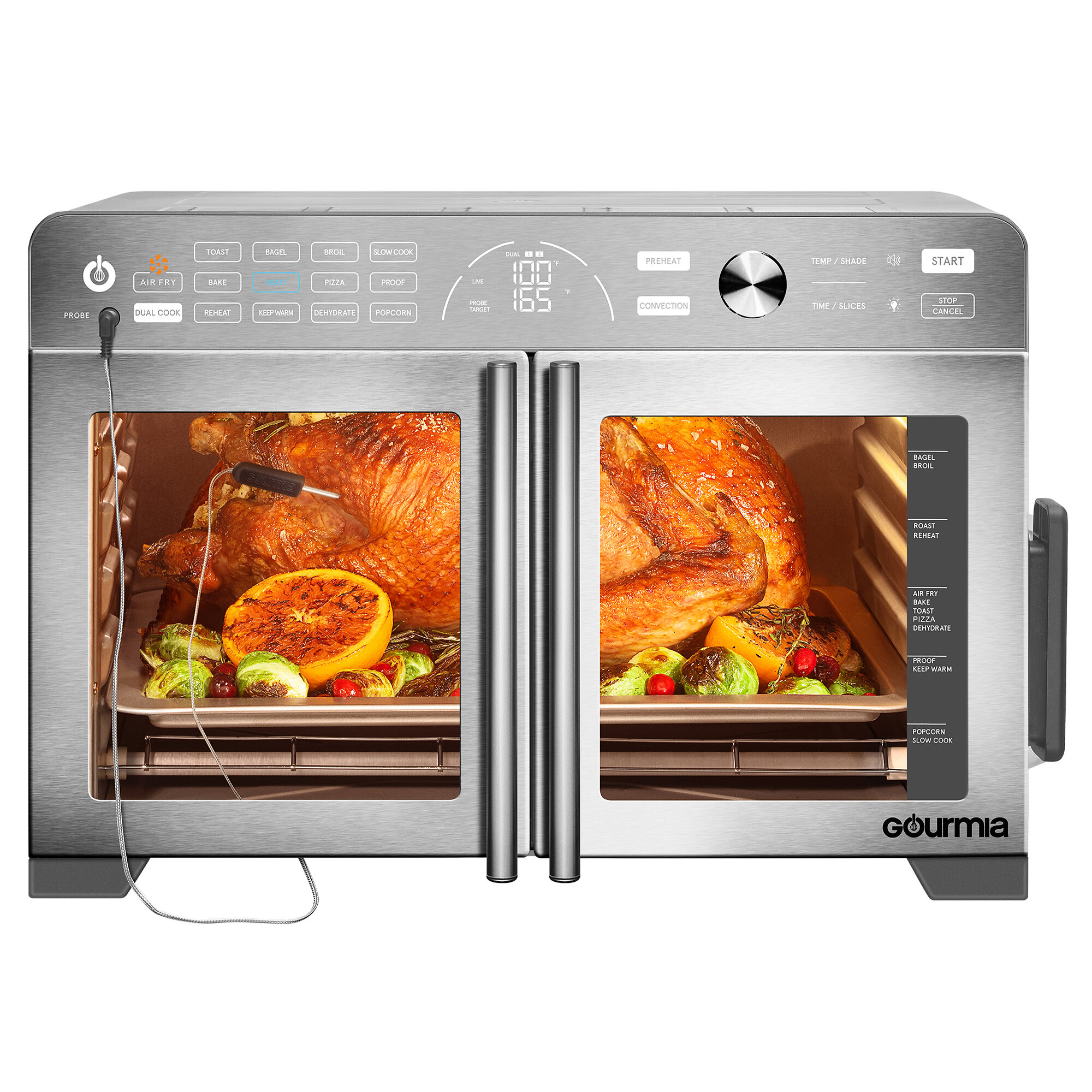 gourmia-brings-new-extra-large-12-slice-stainless-steel-air-fryer-oven-to-costco