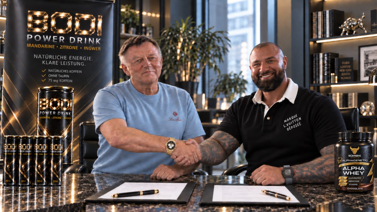 alex-bodi-and-prof.-dr-dieter-lazik-sign-a-contract-for-alpha-whey-and-bodi-energy-drink
