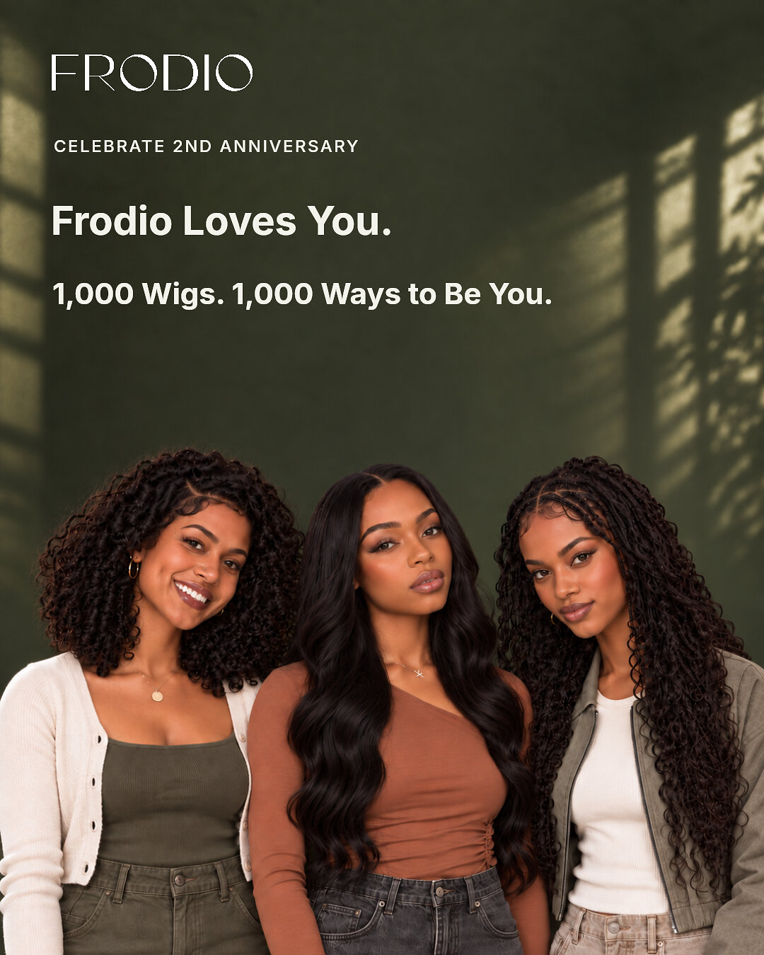 Frodio Marks Its Second Anniversary with “Frodio Loves You” and 1,000 Free Wigs