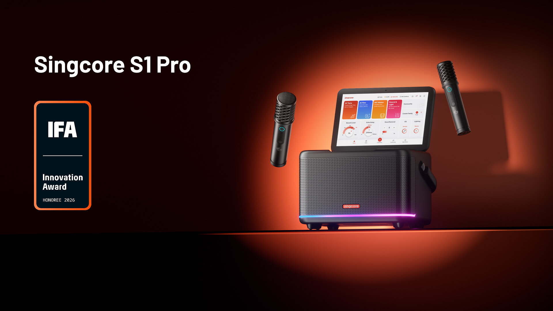 singcore-unveils-s1-pro:-an-all-in-one-ai-karaoke-system-launching-on-kickstarter-in-october-2026