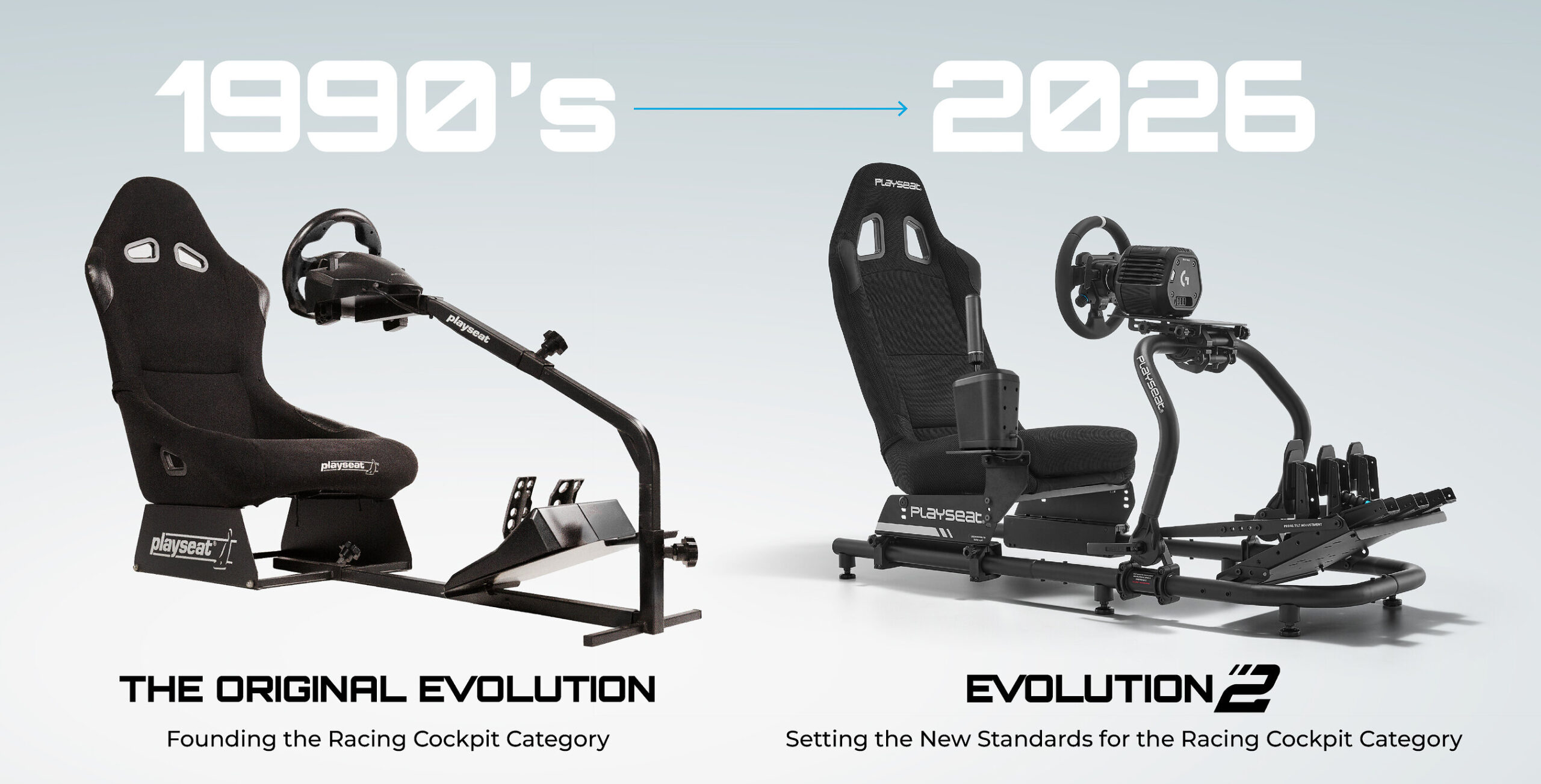 Playseat® feiert das 30-jährige Jubiläum seit der Gründung der Kategorie „Renncockpits”