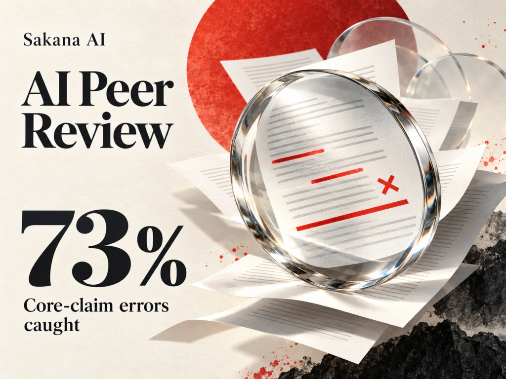 sakana-ai’s-llm-peer-review-system-catches-73%-of-core-claim-errors