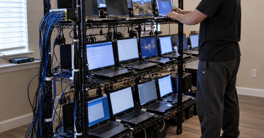 us.-shuts-down-over-40-laptop-farms,-charges-14-in-north-korean-it-worker-fraud