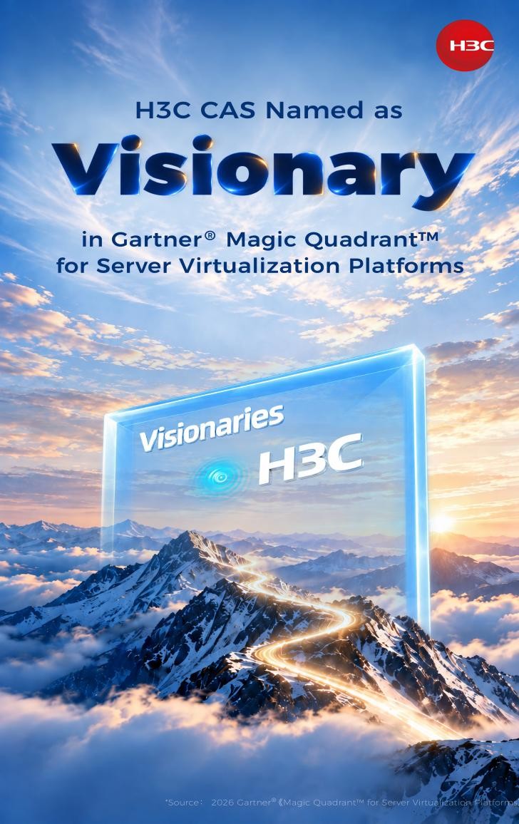 h3c-cas-named-a-visionary-in-gartner-magic-quadrant-for-server-virtualization-platforms
