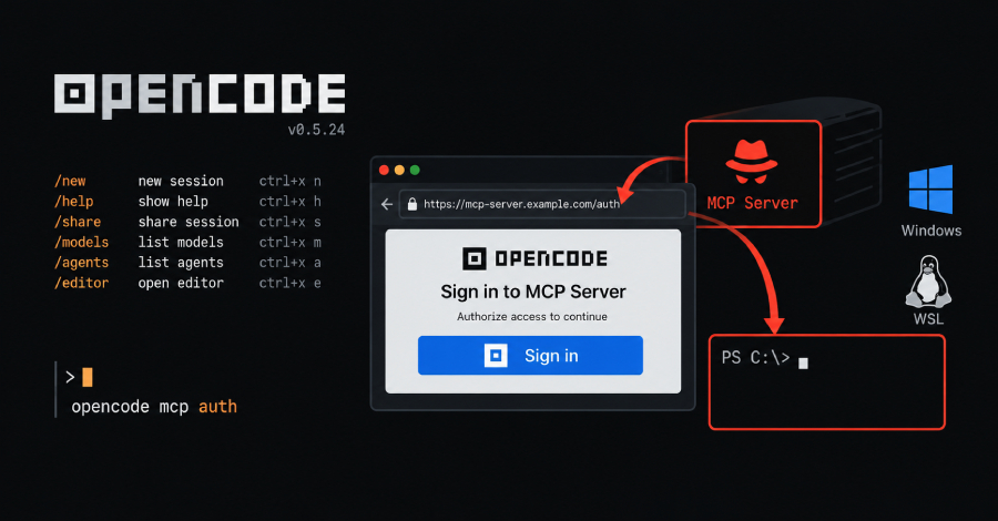 opencode-flaw-lets-malicious-mcp-servers-execute-code-during-sign-in-on-windows-and-wsl
